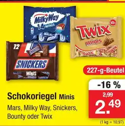 Zimmermann Mars schokoriegel minis Angebot