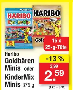 Zimmermann Haribo goldbären minis Angebot