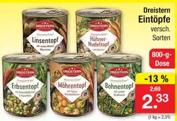 Zimmermann Dreistern eintöpfe Angebot