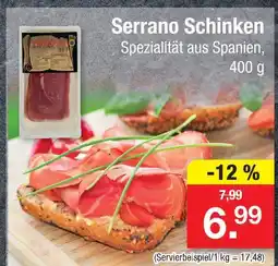 Zimmermann Serrano schinken Angebot