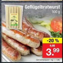 Zimmermann Geflügelbratwurst Angebot