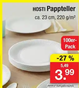 Zimmermann Hosti pappteller Angebot
