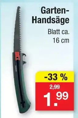 Zimmermann Garten-handsäge Angebot
