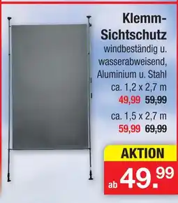 Zimmermann Klemm-sichtschutz Angebot