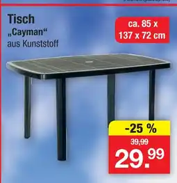 Zimmermann Tisch cayman Angebot
