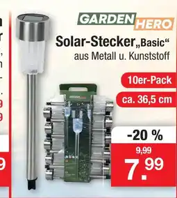 Zimmermann Garden hero solar-stecker„basic“ Angebot