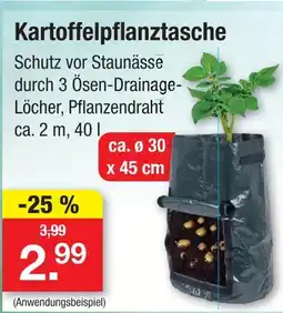 Zimmermann Kartoffelpflanztasche Angebot