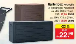 Zimmermann Gartenbox holzoptik Angebot