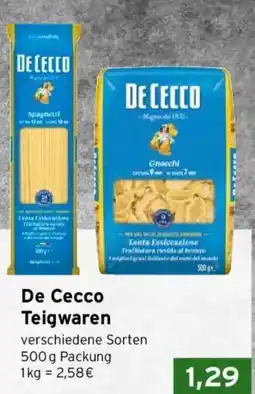 CAP Markt De Cecco Teigwaren Angebot