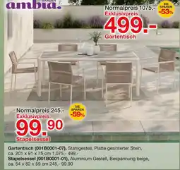 Möbelzentrum Pforzheim Ambia garden gartentisch Angebot