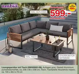 Möbelzentrum Pforzheim Ambia garden loungegarnitur mit tisch Angebot