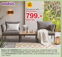 Möbelzentrum Pforzheim Ambia garden balkon-set Angebot