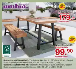 Möbelzentrum Pforzheim Ambia garden gartentisch Angebot