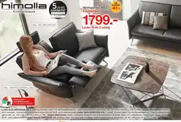 Möbelzentrum Pforzheim Himolla leder-sofa 2-sitzig Angebot