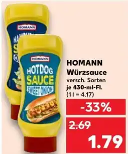 Kaufland HOMANN Würzsauce Angebot