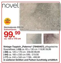 Möbelzentrum Pforzheim Novel vintage-teppich palermo Angebot