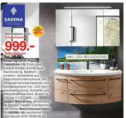 Möbelzentrum Pforzheim Sadena badprogramm plaka Angebot