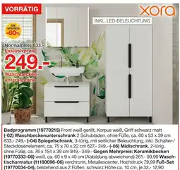 Möbelzentrum Pforzheim Xora waschbeckenunterschrank Angebot
