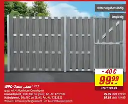 toom Baumarkt Wpc-zaun jan grundelement Angebot