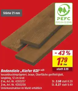 toom Baumarkt Bodendiele „kiefer kdi“ Angebot