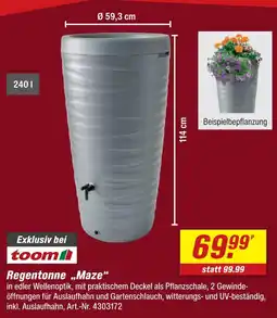 toom Baumarkt Toom regentonne maze Angebot