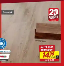 toom Baumarkt Laminat 8 mm stark Angebot