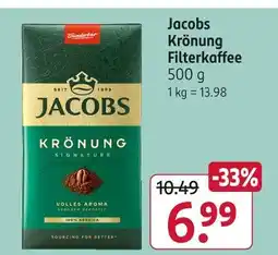 Rossmann Jacobs krönung filterkaffee Angebot