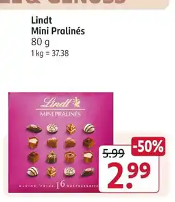 Rossmann Lindt mini pralinés Angebot