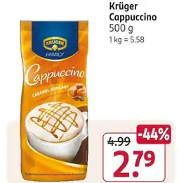 Rossmann Krüger cappuccino Angebot