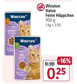 Rossmann Winston katze feine häppchen Angebot