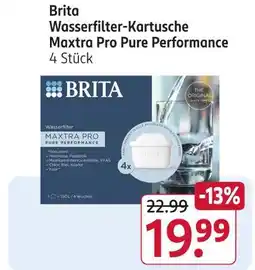Rossmann Brita wasserfilter-kartusche maxtra pro pure performance Angebot