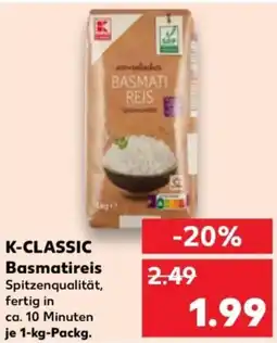 Kaufland K-CLASSIC Basmatireis Angebot