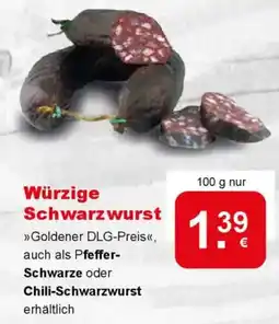 CAP Markt Würzige Schwarzwurst Angebot