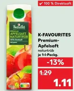 Kaufland K-FAVOURITES Premium- Apfelsaft Angebot