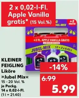 Kaufland KLEINER FEIGLING Liköre jubel Mix Angebot