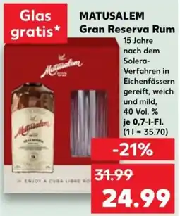 Kaufland MATUSALEM Gran Reserva Rum Angebot