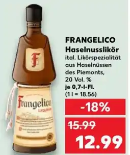 Kaufland FRANGELICO Haselnusslikör Angebot