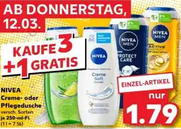 Kaufland NIVEA Creme- oder Pflegedusche Angebot