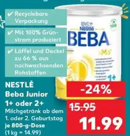 Kaufland NESTLÉ Beba Junior 1+ oder 2+ Angebot
