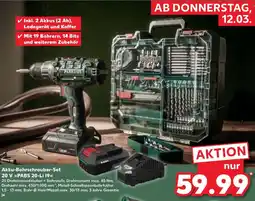 Kaufland PARKSIDE Akku-Bohrschrauber-Set 20 V PABS 20-Li 19 Angebot