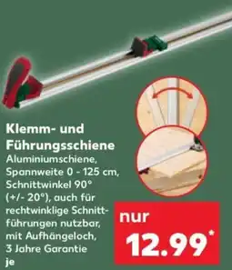 Kaufland Klemm- und Führungsschiene Angebot