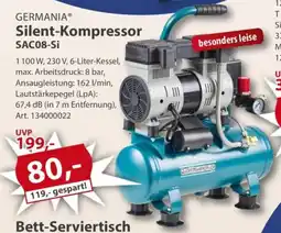 Sonderpreis Baumarkt GERMANIA Silent-Kompressor SAC08-Si Angebot