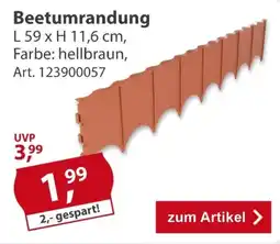 Sonderpreis Baumarkt Beetumrandung Angebot