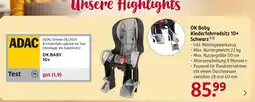 Rossmann OK Baby Kinderfahrradsitz 10+ Schwarz Angebot