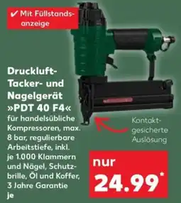 Kaufland PARKSIDE Druckluft- Tacker- und Nagelgerät PDT 40 F4 Angebot