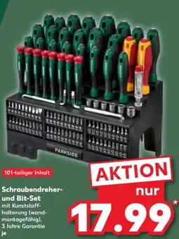 Kaufland PARKSIDE Schraubendreher- und Bit-Set Angebot
