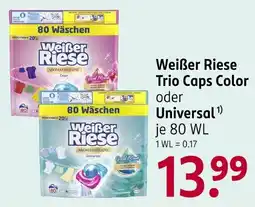 Rossmann Weißer Riese Trio Caps Color oder Universal Angebot