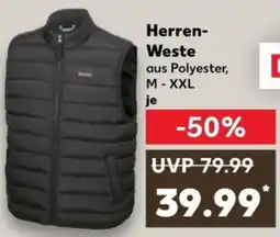 Kaufland MUSTANG Herren- Weste Angebot