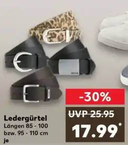 Kaufland MUSTANG Ledergürtel Angebot
