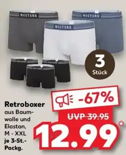 Kaufland MUSTANG Retroboxer Angebot